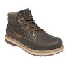 Men'S Styles | Marlows Route 21 M113 Brown Faux Leather 6 Eyelet Ankle Boot