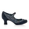 Ruby Shoo | Ruby Ruby Shoo Bar Shoe Clara Navy Geometric.