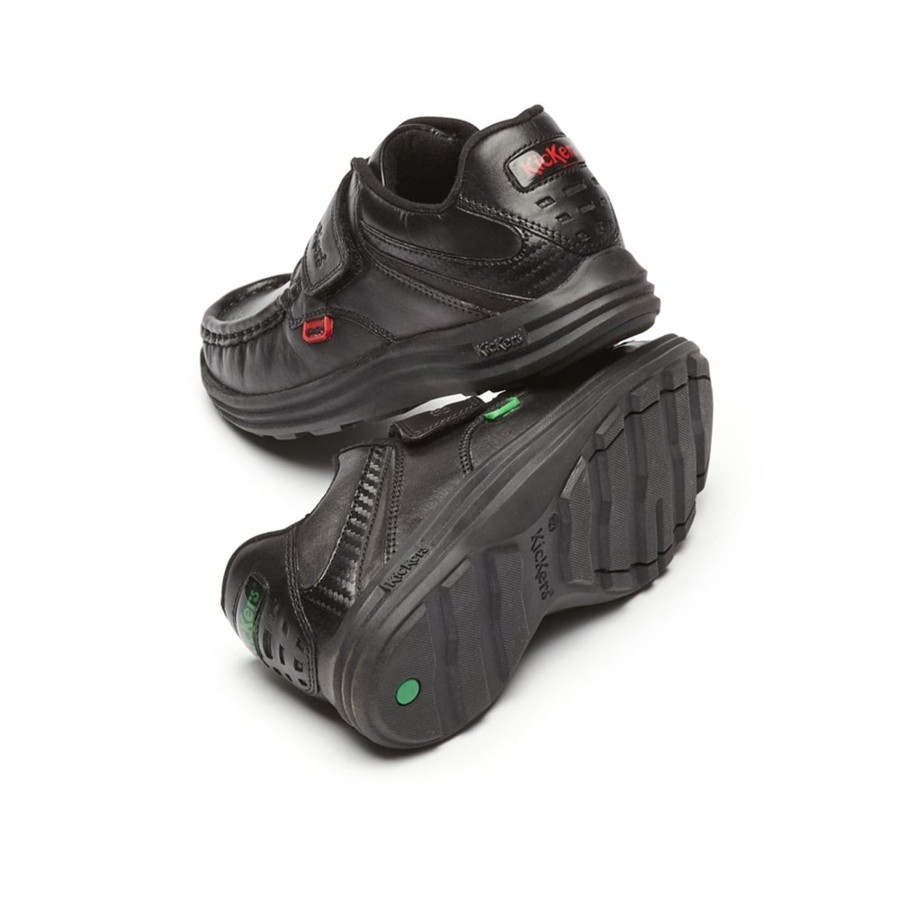 Kickers | Kickers Kickers Reasanblack Velcro Strap Boys Shoe