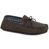 Men'S Styles | Marlows Mokkers M245 Bruce Brown Suede Leather Moccassin Slipper