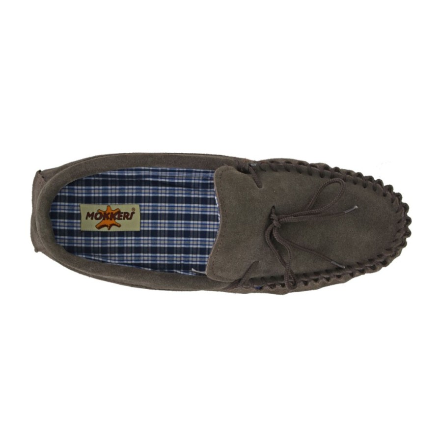 Men'S Styles | Marlows Mokkers M245 Bruce Brown Suede Leather Moccassin Slipper