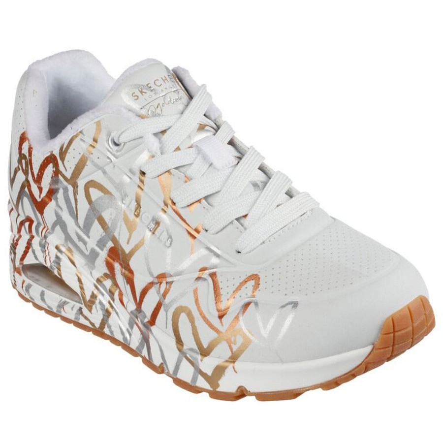 Shoes And Trainers | Skechers Skechers Women'S Trainer X Jgoldcrown: Uno155523 White