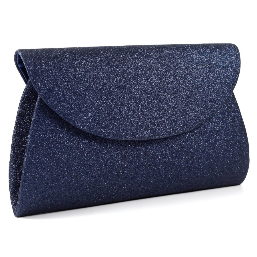 Lunar Occasion Wear And Bags | Lunar Lunar Sariyah Occasion Wear Matching Bag Navy Zlr046Bl