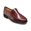 Men'S Styles | Barker Barker Valencia Burgundy Calf Leather Moccasin