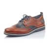 Men'S Formal And Work Shoes | Rieker Rieker Brogue Shoe Brown 12532-24 Lace Up