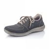 Men'S Styles | Rieker Rieker Men'S Casual Shoe With Lace And Zip 03030-14 Navy