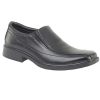 Men'S Formal And Work Shoes | Marlows Roamers Lightweight Black Leather Smart Slip On Shoe M724A