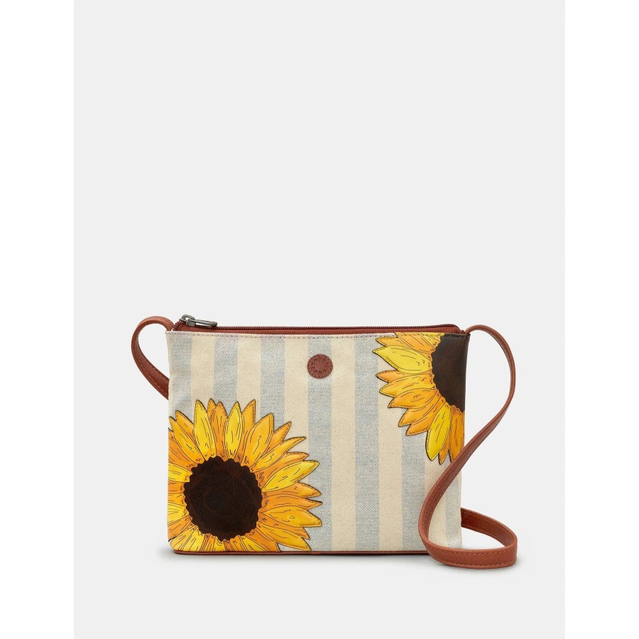 Yoshi Bags | Yoshi Yoshi Sunflower Cross Body Brown Yb214