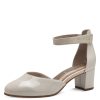 Shoes And Trainers | Jana Jana 24476 Beige Patblock Heel Bar Shoe 24476-409