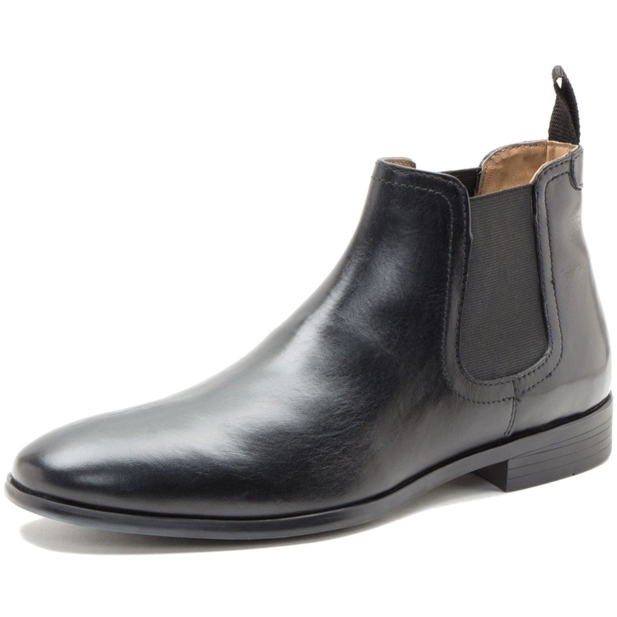 Men'S Styles | Thomas Crick Thomas Crick Beeston Black Leather Chelsea Boot