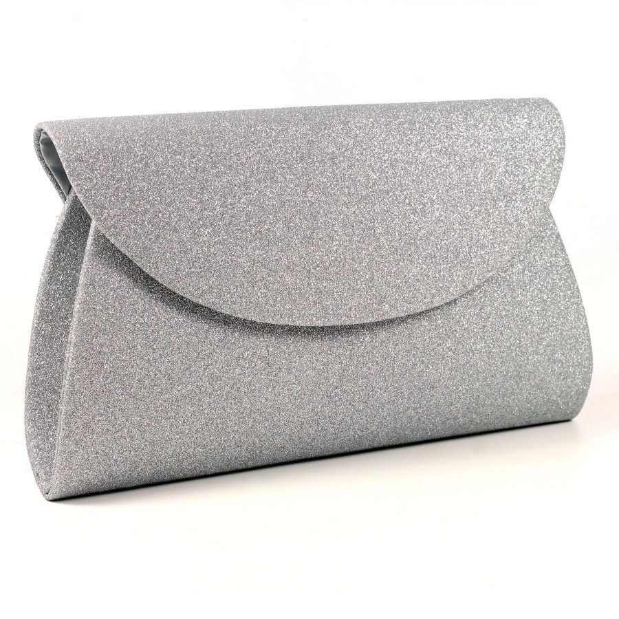 Lunar Occasion Wear And Bags | Lunar Lunar Sariyah Occasion Wear Matching Bag Silver Zlr046Sl