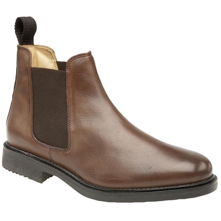 Men'S Boots | Marlows Roamersbrown Leather Chelse Boots M278B