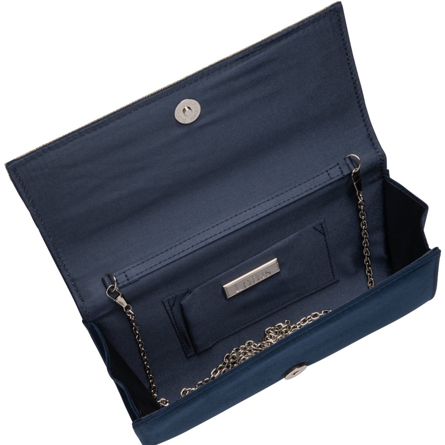 Wedding And Party Wear | Lotus Lotus Occasion Wear Matching Bag Amy Navy Ulg061