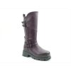 Long Boots And Riding Boots | Heavenly Feet Heavenly Feet Mid Calf Boot Powell Purple With Full Zip