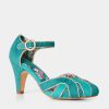 Wedding And Party Wear | Joe Browns Joe Browns Greenclub Nouveau Green Bar Shoes Kc339A