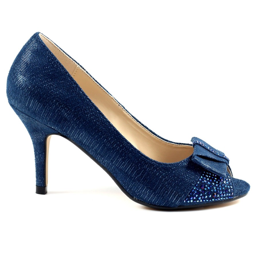 Lunar Occasion Wear And Bags | Lunar Lunar Mira Occasion Wear Shoe Flr048Bl Navy