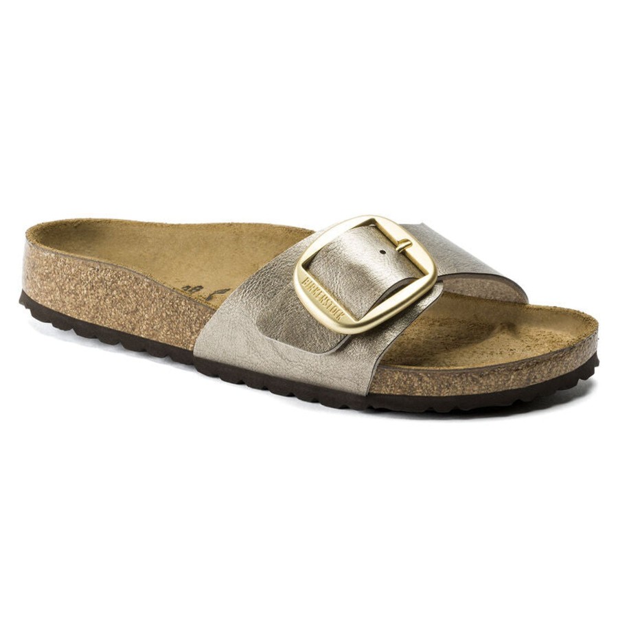 Sandals And Toe-Posts | Birkenstock Birkenstock Sandal Madrid Big Buckle Taupe Met