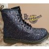 Back To School | Dm Dr Martens 1460Y Glitter Black 25097993 Boot With Zip