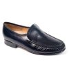 Men'S Formal And Work Shoes | Barker Barker Moccasin Shoe Valencia Black Kid Leather