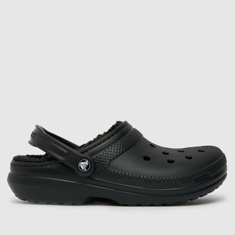 Men'S Styles | Crocs Crocs 203591 Black 203591-060 Lined Classic Clog