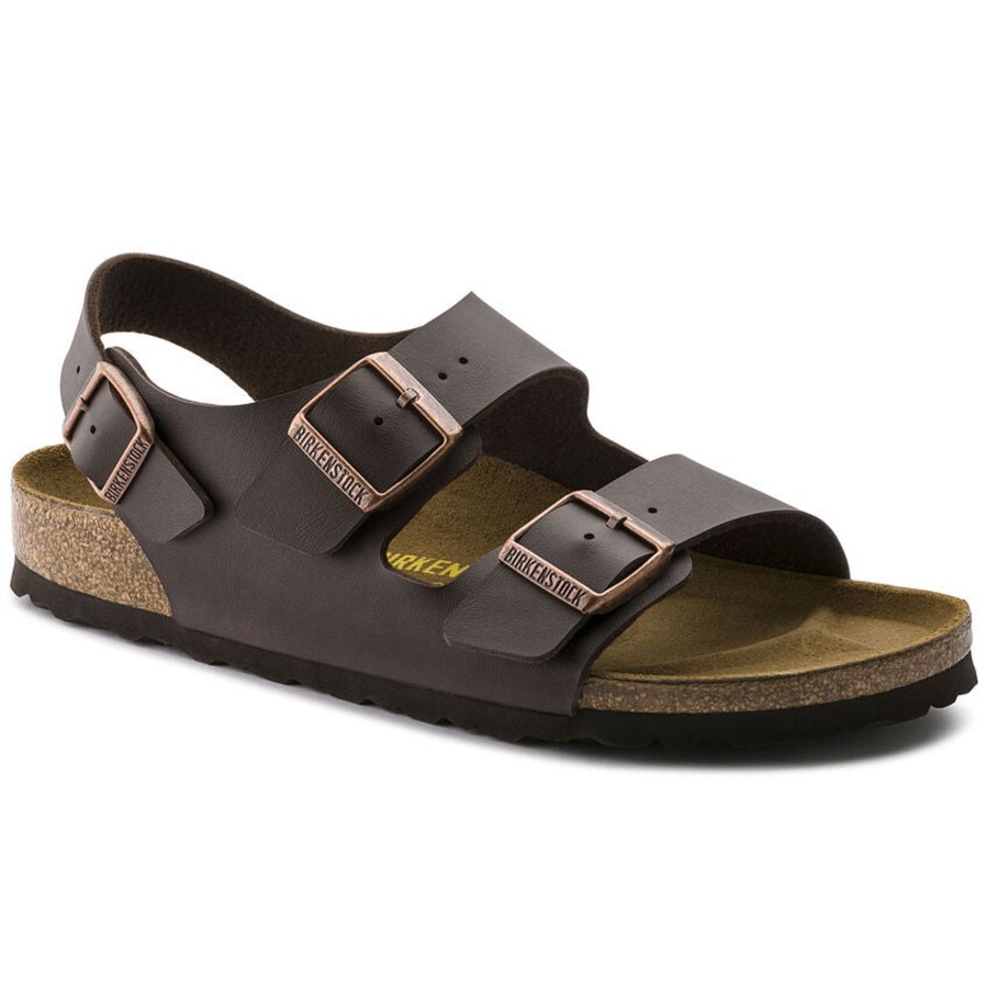 Sandals And Toe-Posts | Birkenstock Birkenstock Sandal Milano Bf Dark Brown