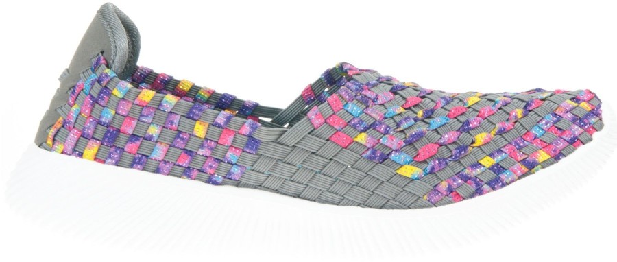 Sandals And Toe-Posts | Heavenly Feet Heavenly Feet Casual Shoe Peony Grey Multi