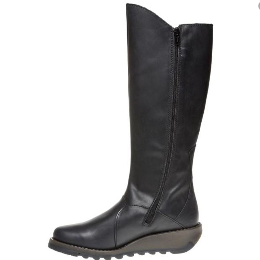 Long Boots And Riding Boots | Fly Fly London Long Boot Mol 2 Black Leather