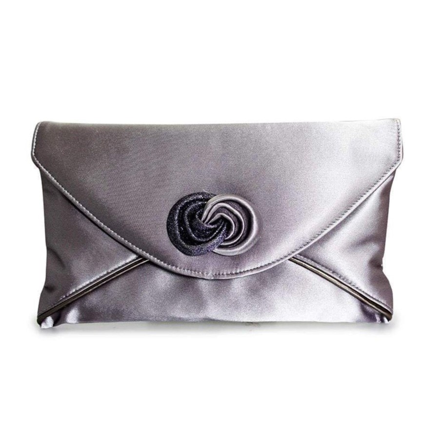 Wedding And Party Wear | Lunar Lunar Ripley Occasion Bag Grey Zlr222To Match Ripley Shoe