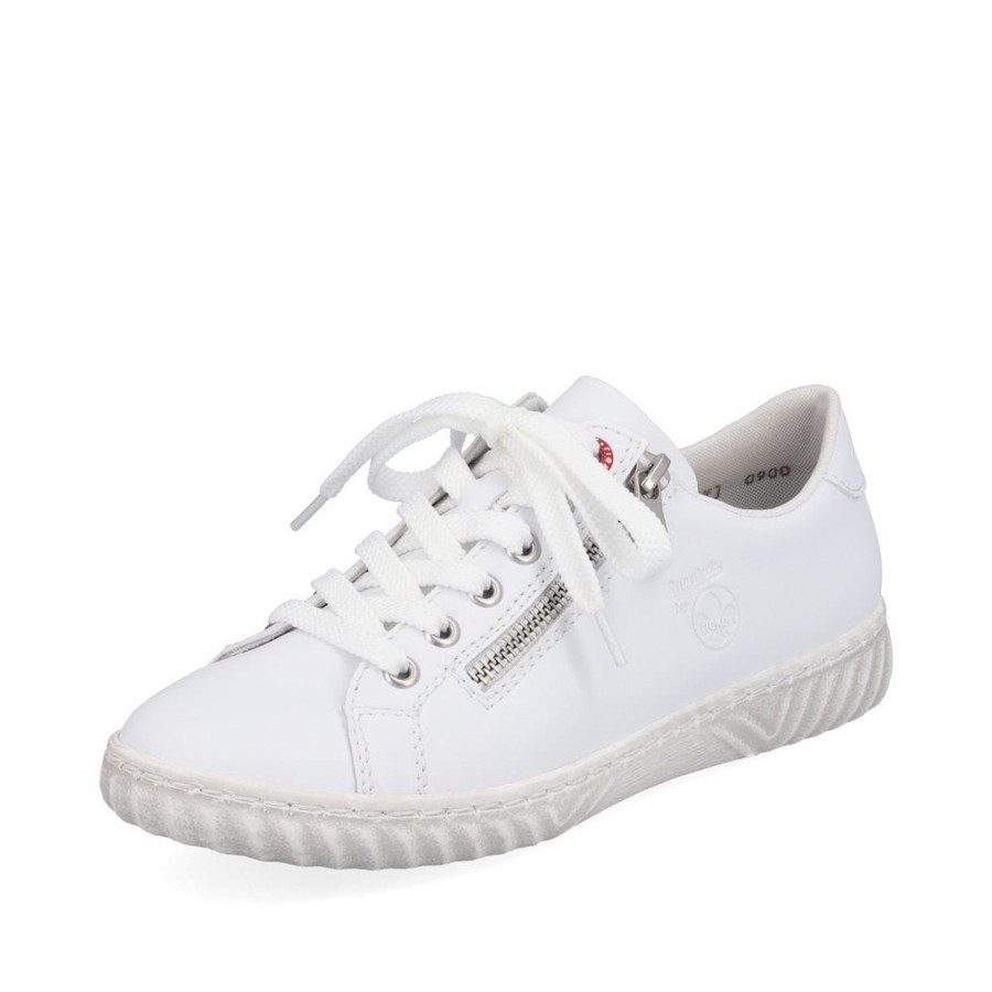 Ladies Styles | Rieker Rieker Trainer Shoe White N0900-81