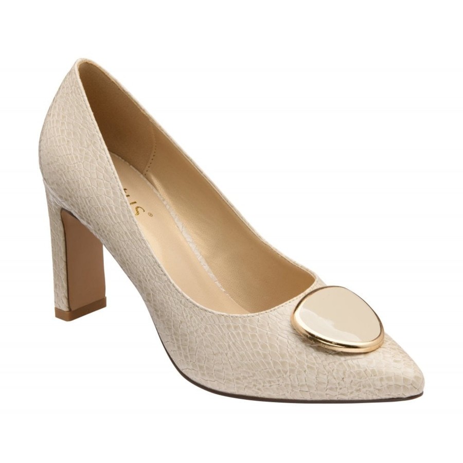 Lotus Occasion Wear And Matching Bags | Lotus Lotus Occasion Wear Court Shoe Davinia Natural Uls429