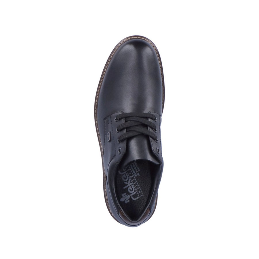 Men'S Styles | Rieker Rieker Men'S Black Lace Up Shoes F4611-00