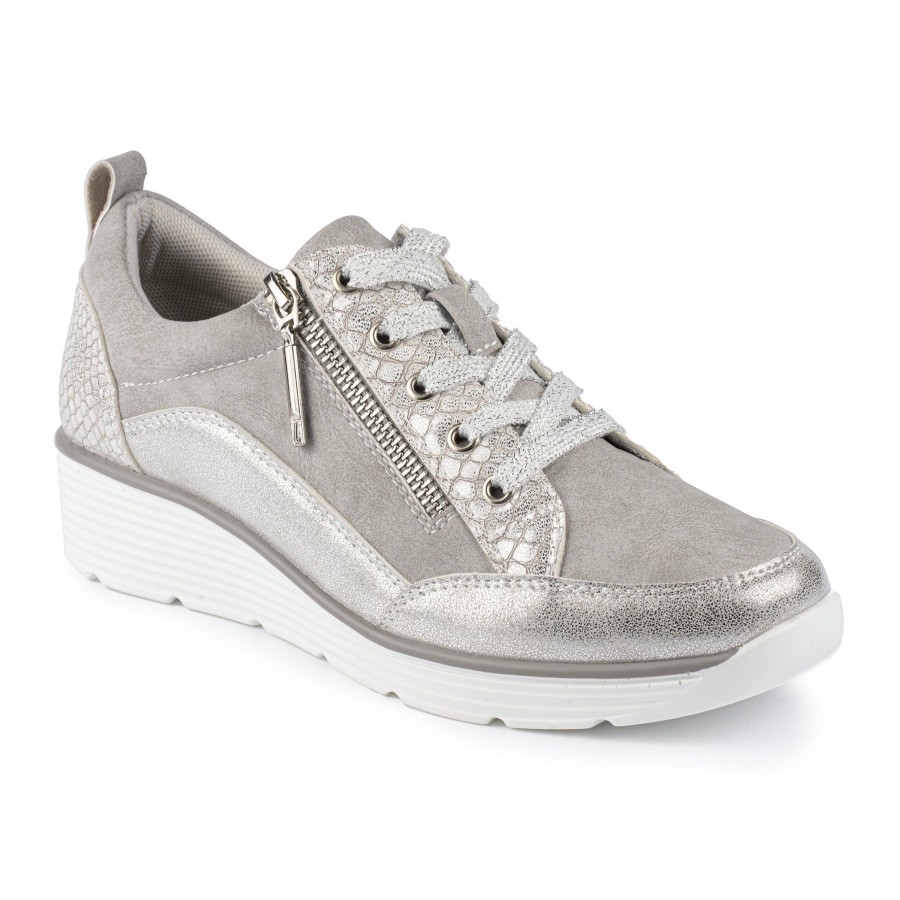 Shoes And Trainers | Lunar Lunar Trainer Kiley Silver Dlwoo4