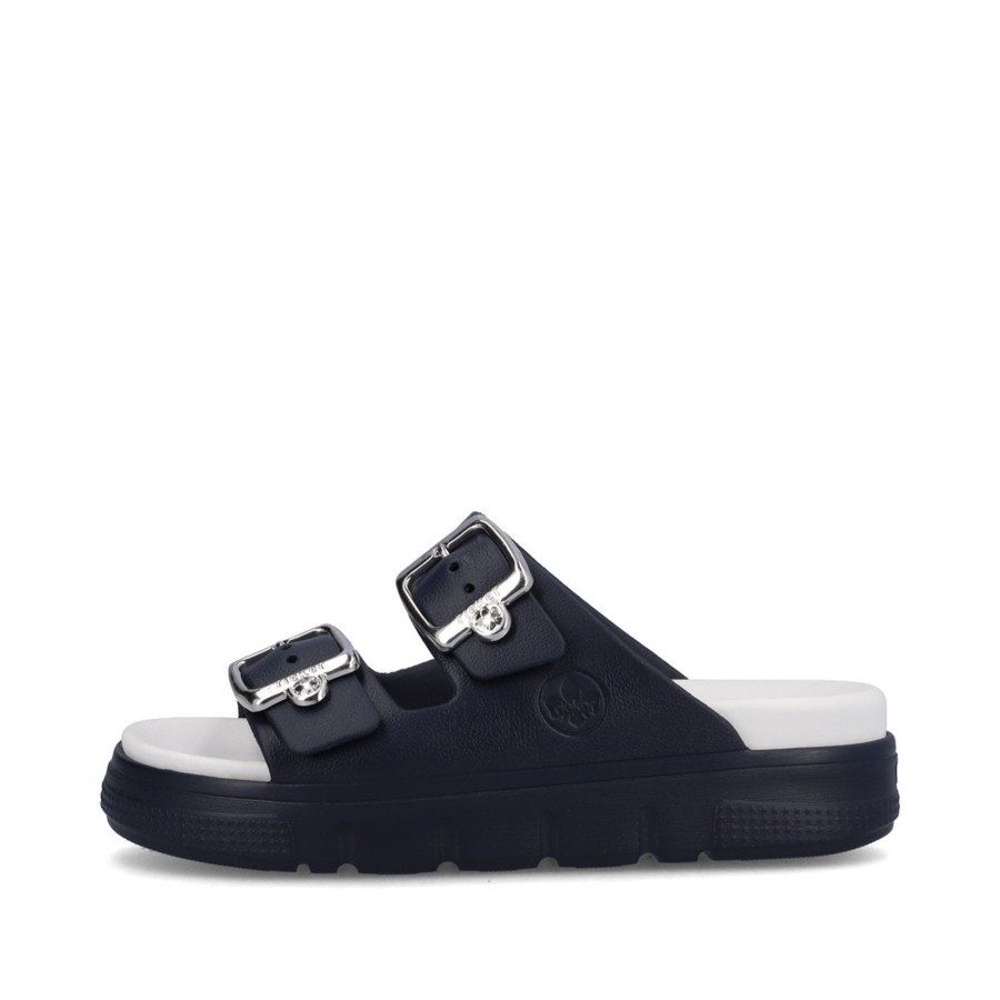 Ladies Styles | Rieker Rieker Casual Mule Sandalnavy P2180-14