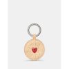 Yoshi Bags | Yoshi Yoshi Jammie Dodger Leather Keyring Cream Ykrjmd