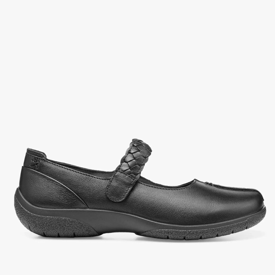 Shoes And Trainers | Hotter Hotter Shoe Shake Black Leather