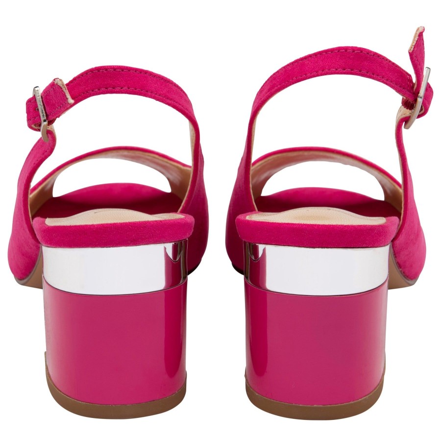 Lotus Occasion Wear And Matching Bags | Lotus Lotus Occasion Wear Shoe Evelyn Fushia Uls393