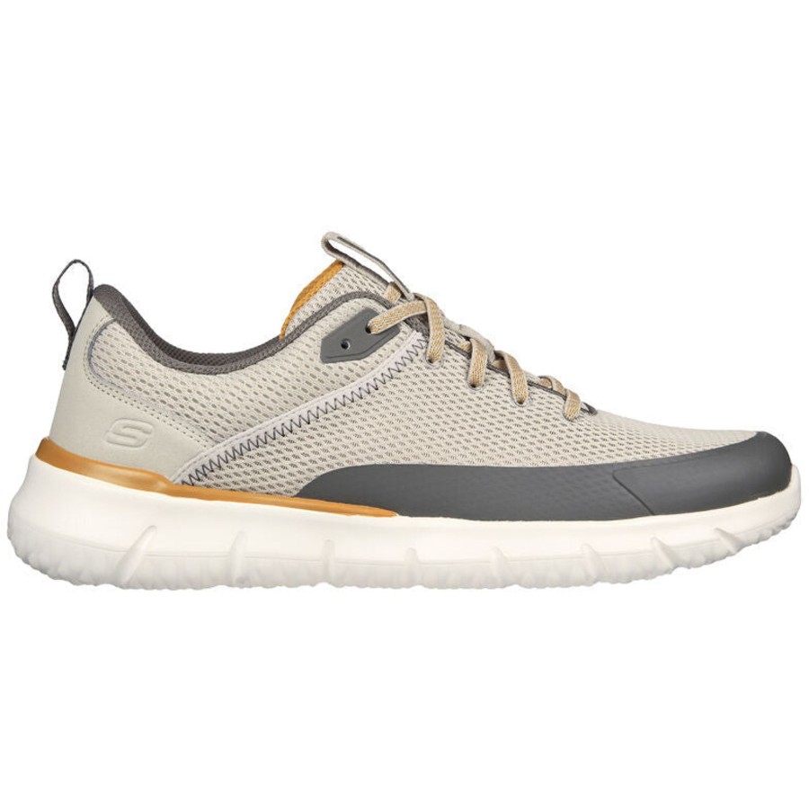 Men'S Styles | Skechers Skechers Del Retto - Arling Whitegrey 210573Ntgy