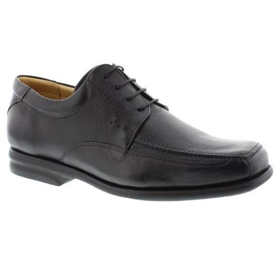 Men'S Formal And Work Shoes | Getz Anatomic & Co Lace Up Shoe Goias Black Leather