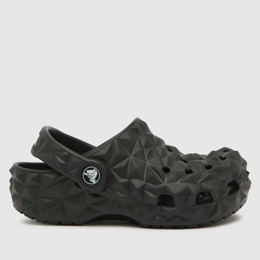 Back To School | Crocs Crocs Youthsclassic Black Geometric Clog 209572-001