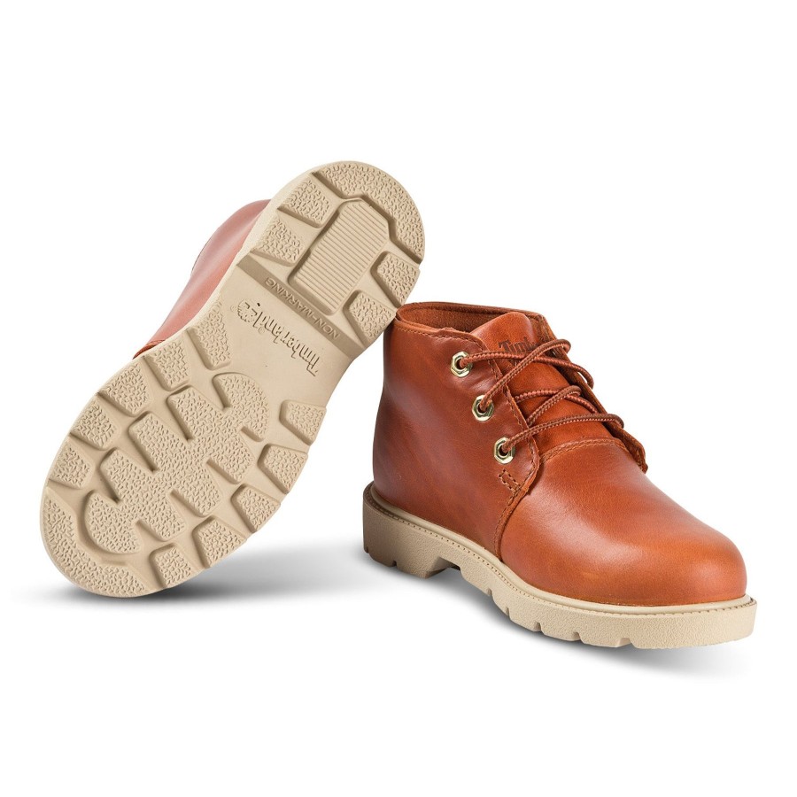 Timberland Kids | Timber Timberland Chukka Boot Youth Rust Leather Waterproof