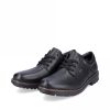 Men'S Formal And Work Shoes | Rieker Rieker Men'S Black Lace Up Shoes F4611-00