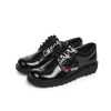 Kickers | Kickers Kickers Classic Kick Lo Womens Black Patent Shoes