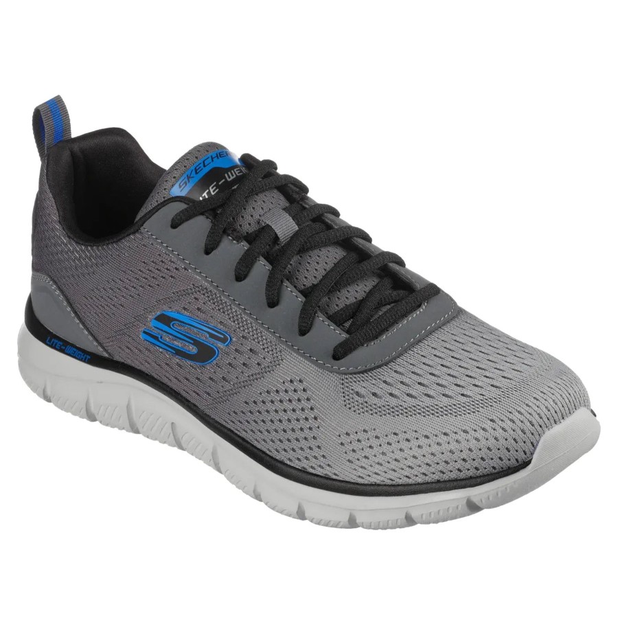 Men'S Styles | Skechers Skechers Track - Ripkent Grey 232399Ccgy