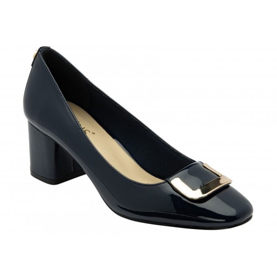 Wedding And Party Wear | Lotus Lotus Occasion Wear Shoe Aubrey Navy Ulb443