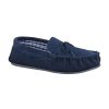 Men'S Slippers | Marlows Products Mokkers M245 Bruce Navy Suede Leather Moccassin Slipper