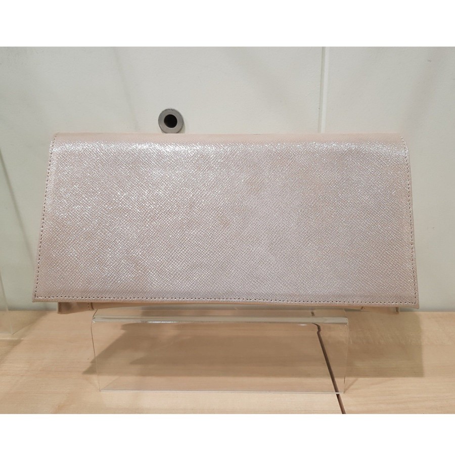 Wedding And Party Wear | Bioeco Bioeco Gold Clutch / Shoulderbag To Match 3942 Sandals & 5632 Shoes B002-1097