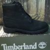 Timberland Kids | Timber Timberland 6 Inch Boot Youth Black Leather Waterproof