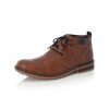 Men'S Formal And Work Shoes | Rieker Rieker Classic Man'S Ankle Boot Lace Up Brown B1340-22