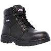 Men'S Formal And Work Shoes | Skechers Skechers Men'S Boot Relaxed Fit Workshire St Lace Upblack 77009Ecblk