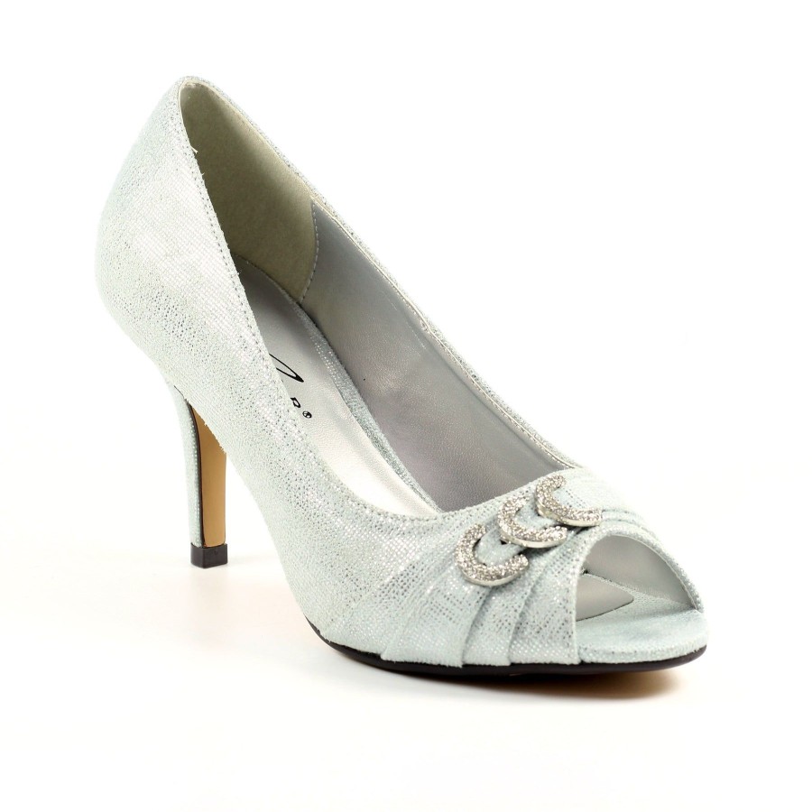 Lunar Occasion Wear And Bags | Lunar Lunar Lyla Occasion Wear Court Shoe Flr047Sl Silver